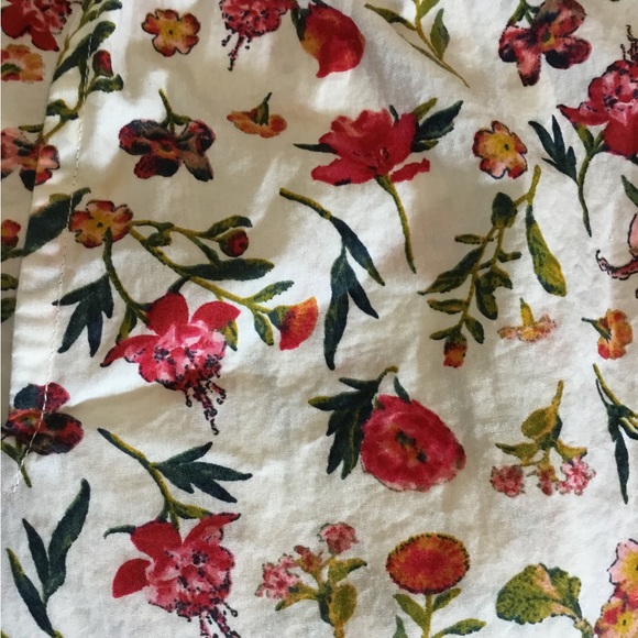 J. Crew Scalloped Tie Neck in Vintage Floral - Picture 6 of 7